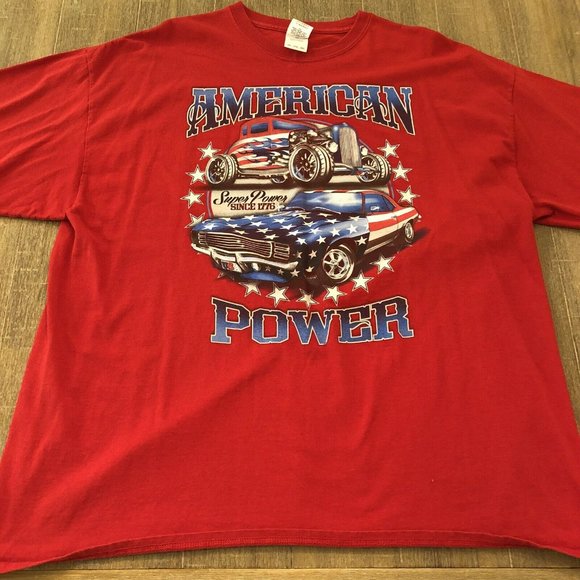 American Power Muscle Car Shirt 2XL Car Guy - Picture 1 of 4